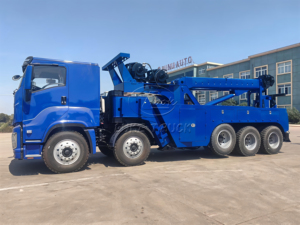 ISUZU 10x4 Heavy Duty Rotator Wrecker Truck 50 Ton Road Recovery Tow Truck for Highway Accident Rescue - Product Image 3