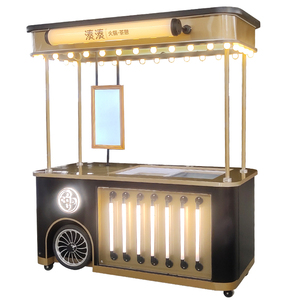 Hot Sales Trolley Freezers Mobile Popsicle Ice Cream Food Truck Push <b>Cart</b> Gelato Ice Cream <b>Cart</b> With Freezer - Product Image 1