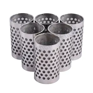 perforated stainless steel food grade water treatment filters or purifier for surface filtration