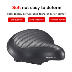 KEREACHY personnalisé <span class=keywords><strong>de</strong></span> haute qualité étanche confortable vide <span class=keywords><strong>selle</strong></span> vélo e-bike double absorption des chocs coussin <span class=keywords><strong>de</strong></span> siège <span class=keywords><strong>de</strong></span> vélo - Product Image 4