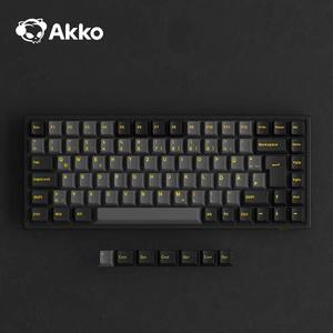 Teclado Akko Black & Gold 3084B Plus con Distribución ISO <span class=keywords><strong>QWERTZ</strong></span>, Intercambiable en Caliente y Multimodo - Product Image 1