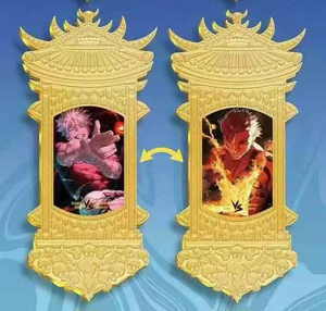 Venta al por mayor Anime Jujutsu Kaisen tarjetas de colección Ryomen Sukuna personaje batalla tarjetas coleccionables arte tableros niños regalos favoritos - Product Image 5