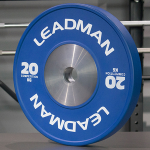 Dischi in Gomma Colorati Personalizzati con Logo, Pesi da Competizione Standard IWF in KG e LB, Dischi per Palestra - Product Image 1