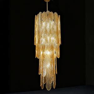 Lampadario a sospensione lungo moderno per <span class=keywords><strong>soggiorno</strong></span> e sala da pranzo, dimensioni personalizzabili, stile vintage francese - Product Image 3