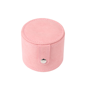 Tùy chỉnh các tông màu hồng Vòng giấy nhung thiết kế mới sang trọng Bông Tai Mặt Dây chuyền Hộp bao bì hộp đồ trang sức - Product Image 3