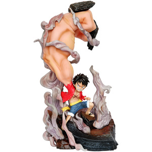 Gran oferta para <span class=keywords><strong>One</strong></span> <span class=keywords><strong>Piece</strong></span> GK Anime Gear <span class=keywords><strong>3</strong></span> Luffy figurita de juguete 31,5 cm PVC Big Fist Punch modelo WCF escena decoración y regalo de acción - Product Image 1
