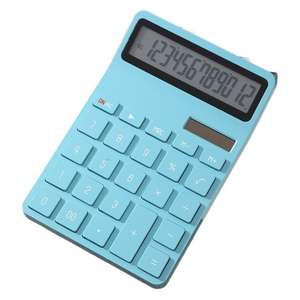 Calculadora de escritorio con energía solar, pantalla ancha de 12 dígitos, diseño minimalista nórdico, material ABS blanco para exámenes de estudiantes - Product Image 4