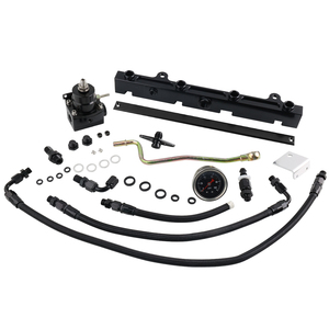 Kit de Riel de Combustible de Alto Rendimiento que Incluye FPR, Indicador de Combustible y Conexiones de Aceite para Honda Civic D15 D16 D17 FDJ-040-BDJT-BK - Product Image 1
