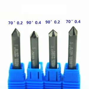 Marble Granite Stone Engraving Bit Long Working Life Diamond Stone Router Tools CNC PCD Engraving Bit Tool For Carving Granite Marble