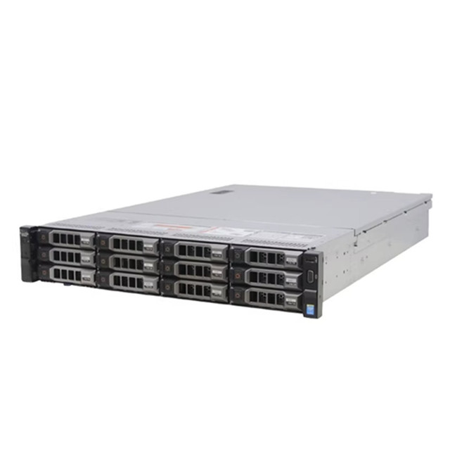 R740 2U Server System Refurbished Rack Mount Hosting Computer Customized Configuration 750W Power Used Stock Wholesale