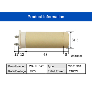 Tubo de Calentamiento Cerámico 101.910 Tipo 33A1 230V 2100W para Extrusora TWINNY S UNIPLAN S Uniplan E - Product Image 2