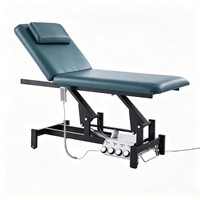 Table de massage professionnelle électrique HICOMED à 2 moteurs pour chiropratique et ostéopathie, avec commande par pédale, vente en gros