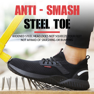 Zapatos <span class=keywords><strong>de</strong></span> <span class=keywords><strong>seguridad</strong></span> para <span class=keywords><strong>hombre</strong></span>, calzado <span class=keywords><strong>de</strong></span> <span class=keywords><strong>seguridad</strong></span> para construcción, cómodo, SBP, color negro, venta al por mayor - Product Image 2