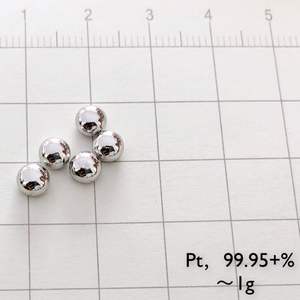 Драгоценные металлы и металл на заказ, 1 г, гранулы рутения, родия, палладий, серебро, осмиум, иридий, платина, золото, риний - Product Image 2