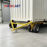 Roues à roulettes industrielles en caoutchouc de 6 tonnes, 9T, 20T, roues de conteneur de transport robustes avec verrouillage pivotant