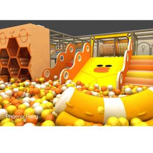 Équipement de terrain de jeu intérieur modulaire écologique de qualité commerciale, bords antidérapants, labyrinthes pour enfants - Product Image 4