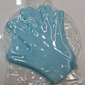Palmes de natation en silicone grande taille 20 cm de largeur 22 cm de longueur, imperméables, pour adultes, équipement d'entraînement de natation - Product Image 3