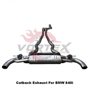 Système d'échappement Catback en acier inoxydable Vortex Bolt-On pour BMW 840i G14 G15 G16 2019-2022 – Silencieux de performance en gros pour usine - Product Image 5