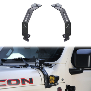 Tự Động Bên Ngoài Nâng Cấp Phụ Kiện Hợp Kim Nhôm Một Trụ Cột Ánh Sáng Khung Ánh Sáng Chủ Off Road Cho <span class=keywords><strong>Jeep</strong></span> <span class=keywords><strong>Wrangler</strong></span> JL/4Xe/Jt - Product Image 1