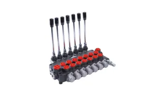 Vannes de <span class=keywords><strong>contrôle</strong></span> directionnelles hydrauliques pour camion à benne, entièrement en stock, 7 bobines de 80lpm, vente en gros - Product Image 5