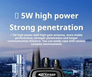 Radio bidirectionnelle professionnelle Kirisun PT260 avec fonction <span class=keywords><strong>de</strong></span> balayage des canaux, analogique, UHF et VHF <span class=keywords><strong>en</strong></span> option, TOT, PTT, longue portée - Product Image 6