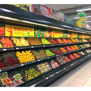 Thương mại multideck mở tủ lạnh hiển thị trường hợp cho siêu thị làm mát không khí chế độ để lưu trữ trái cây và rau quả - Product Image 1