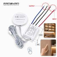 Interrupteur de porte à détecteur de mouvement haute tension AC 110V 220V pour meubles, armoires, placards, commande de porte simple, éclairage LED AC 200W