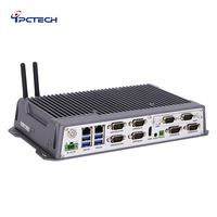 Mini PC Industrial Integrado Sin Ventilador Multi-Pantalla N95/N100/J1900 para Control de Máquinas