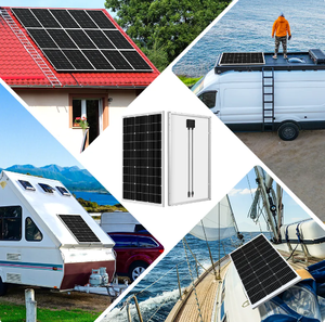 DOKIO 18V 2 pcs100W Starres Solar panel China 18V Mono kristallines Silizium Wasserdichtes Laden 12V # DSP-100M Camping/Zuhause/Wohnmobil - Product Image 5