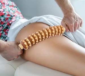 Holztherapie-Massageroller-Stab für Cellulite-Reduzierung, Lymphdrainage, Körperformung und Triggerpunkt-Massage - Product Image 6