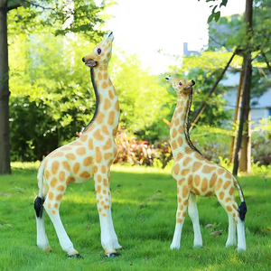 Estatuilla de fibra de vidrio jardín Parque decoración al aire libre estatuas de animales de resina de gran tamaño caballo de tigre de fibra de vidrio para la venta - Product Image 4