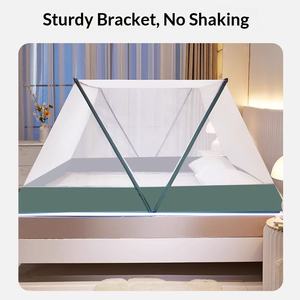 Opvouwbare klamboe voor studenten slaapzalen, nieuwe stijl Mongoolse yurt, huishoudelijk enkel <span class=keywords><strong>bed</strong></span>, installatievrije tentbed - Product Image 3
