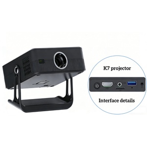 <span class=keywords><strong>Projecteur</strong></span> domestique K7 haute luminosité, natif 1080P, prend en charge la 4K HD, salon, home cinéma, correction automatique de la distorsion trapézoïdale, <span class=keywords><strong>projecteur</strong></span> intelligent en stock - Product Image 2
