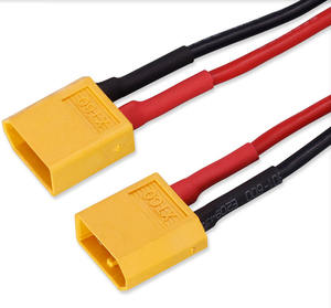 3239 16AWG красный черный силиконовый ПВХ XT60 XT30 XT90 штепсельный кабель, новый кабель для хранения энергии, соединение из чистой меди - Product Image 3