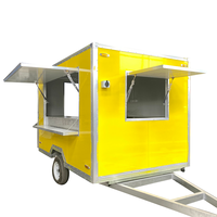 Remorque de nourriture de pain et de dessert de vente chaude entièrement équipée avec la cuisine personnalisable et le camion de nourriture entièrement équipé