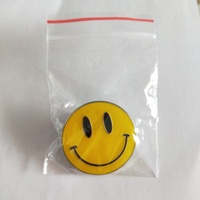 Happy Fun Smile Yellow Smile Face Enamel Gloss Pin Badge