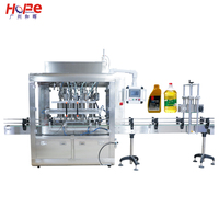 Machine de remplissage automatique à 4 pistons pour liquides, boissons, lait, confiture, yaourt, soda, jus, shampoing, avec moteur de haute précision