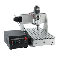 Mesin Grafir Mini CNC Desktop Murah 3020 3-Axis Single Spindle Bearing Core Motor 300W/800W/1500W untuk PCB dan Kayu