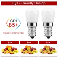 Ampoule LED pour réfrigérateur, e27, 3W, E12 E14, lampe en forme d'épi de maïs, AC 220V, blanc froid et chaud, SMD2835, remplace la lumière halogène