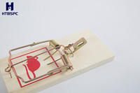Grande piège à souris puissant en bois, pièges à rongeurs sensibles, pour intérieur et extérieur, attrape et tue les souris