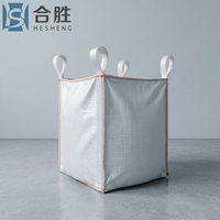 Sac géant tissé en PP en promotion, super grand format, pour 1 tonne, 500 kg, 1,5 tonne, 2 tonnes, plat et respirant, pour l'alimentation de roches en usine, FIBC