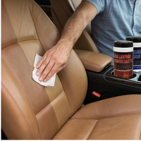 Lingettes nettoyantes portables pour l'intérieur de la voiture, lingettes pour tableau de bord de voiture