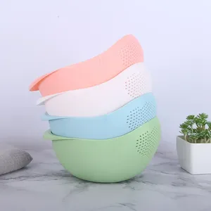 Ustensiles de cuisine en plastique de qualité alimentaire vert-rose pour barbecue, accessoires ménagers pour séchoir à riz, haricots et pois - Product Image 5