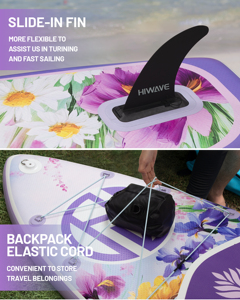 Nouvelle planche de surf 11'x34''x6'' style moderne, approvisionnement direct usine, planche de paddle gonflable de yoga SUP avec accessoires - Product Image 5