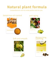 Savon pour le visage au curcuma de Source Factory, logo personnalisé, marque privée, OEM, ODM, blanchiment de la peau, nettoyage en profondeur, contrôle du sébum, en vrac, naturel
