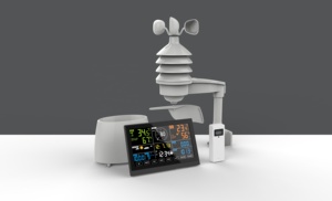 風速計付きの新しいデジタルワイヤレス温度計湿度計気圧計UV気象台 - Product Image 6