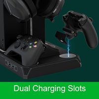 Station de charge verticale Honcam avec support de refroidissement et batterie rechargeable de 1400 mAh pour Xbox Series X