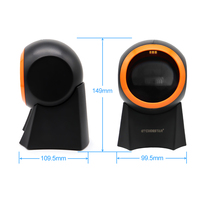 Escáner de Código de Barras 2D con Cable Xincode Factory, Lector de Códigos QR USB, Pistola de Escaneo con Sensor Automático para Punto de Venta en Tiendas, Modelo GT-8800G
