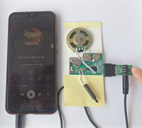 Module de son MP3 vierge activé par la lumière de haute qualité enregistrement Audio par ordinateur ou téléphone pour bricolage musique emballage boîte-cadeau ou jouets