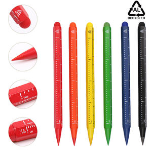 Stylo Eternel permanent multifonctionnel en métal aluminium tige échelle couleur <span class=keywords><strong>graphite</strong></span> tête <span class=keywords><strong>crayon</strong></span> sans encre cadeau promotionnel stylo - Product Image 2